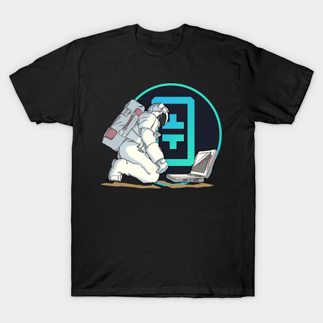 Theta Crypto Link coin Crytopcurrency T-Shirt by JayD World